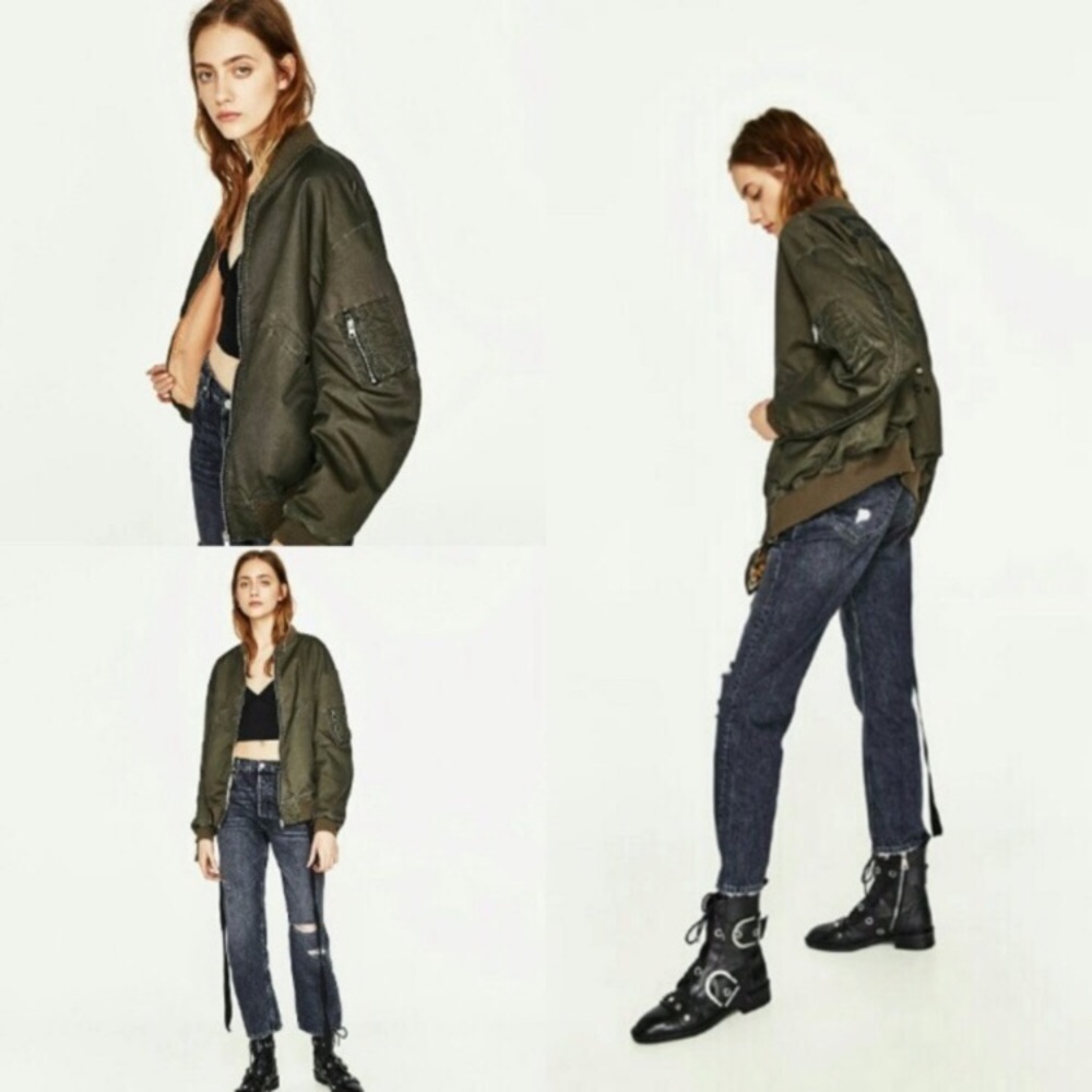 NWT ZARA THE SALVATION ARMY BOMBER JACKET - Picture 3 of 10